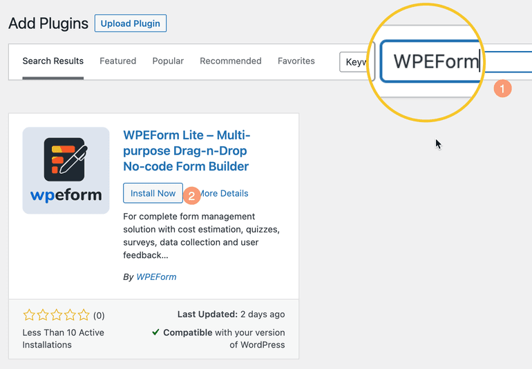 Search WPEForm Search for WPEForm