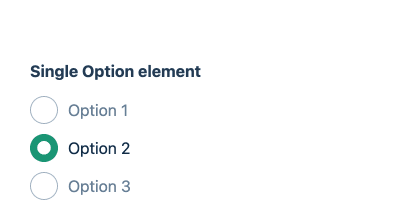 Add and configure Single Option Element in WPEForm