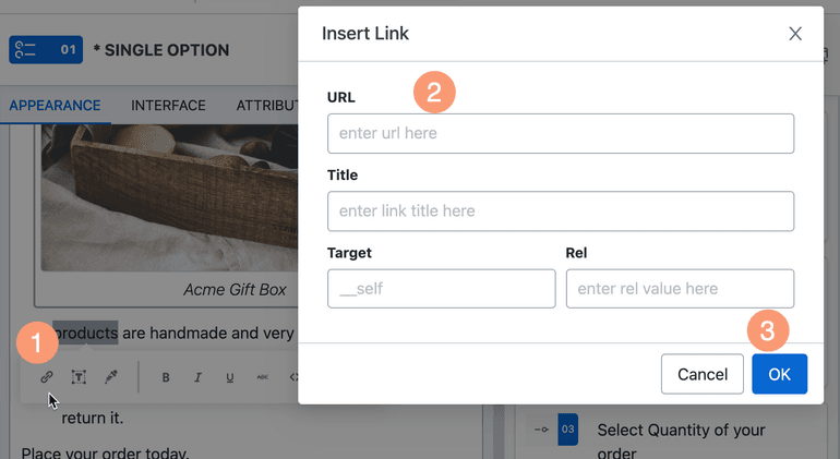 Insert HyperLink Insert Hyperlink