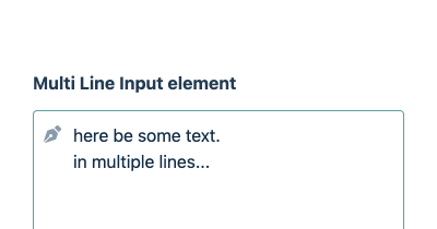 Add and configure Multi Line Input Element in WPEForm