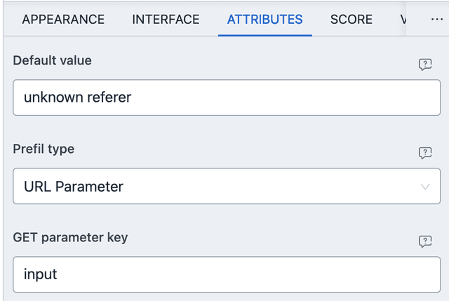 Attributes Screenshot Attributes Screenshot