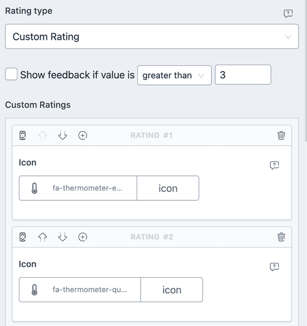Custom Rating Screenshot Custom Rating Screenshot