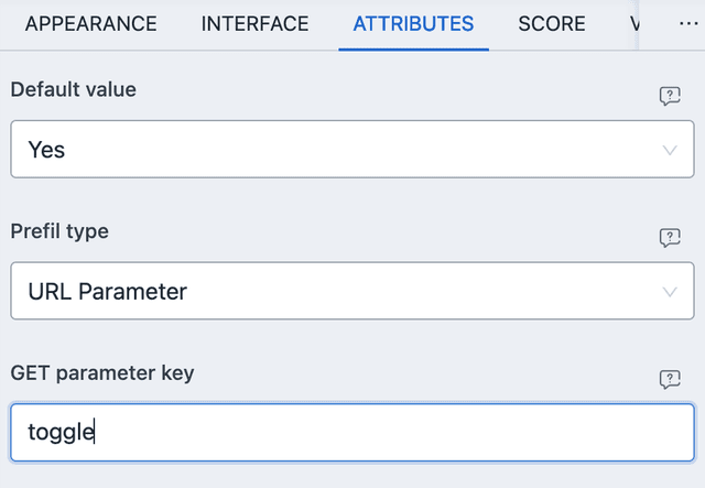 Attributes Screenshot Attributes Screenshot