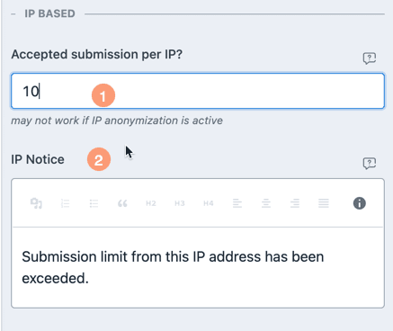 IP Address Based Restrictin