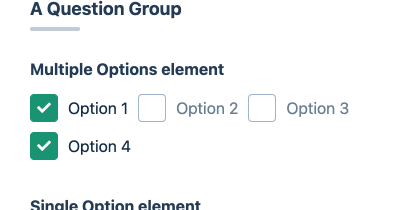 Add and configure Question Group Element in WPEForm