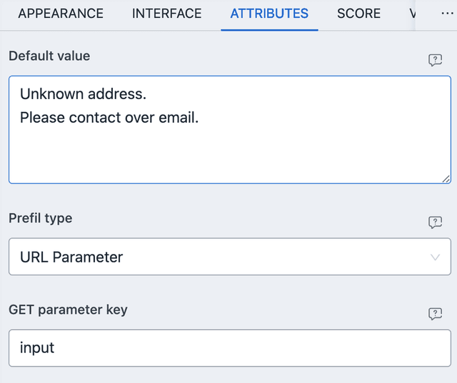 Attributes Screenshot Attributes Screenshot