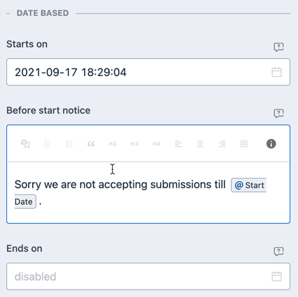 Date Based Restriction Date Based Restriction