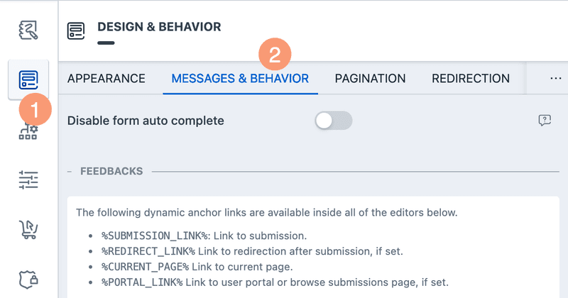 Learn how to modify form submission message in WPEForm