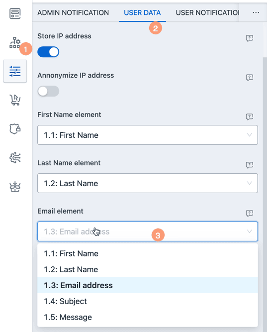 Set User Data Set User Data
