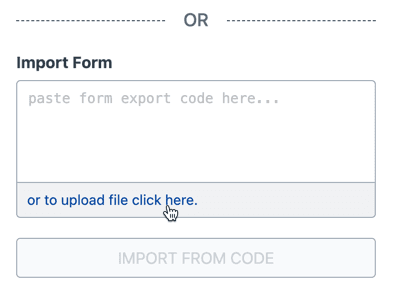 Importing Form in WPEForm