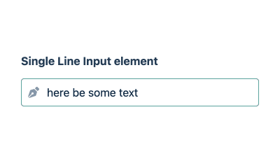 Add and configure Single Line Input Element in WPEForm